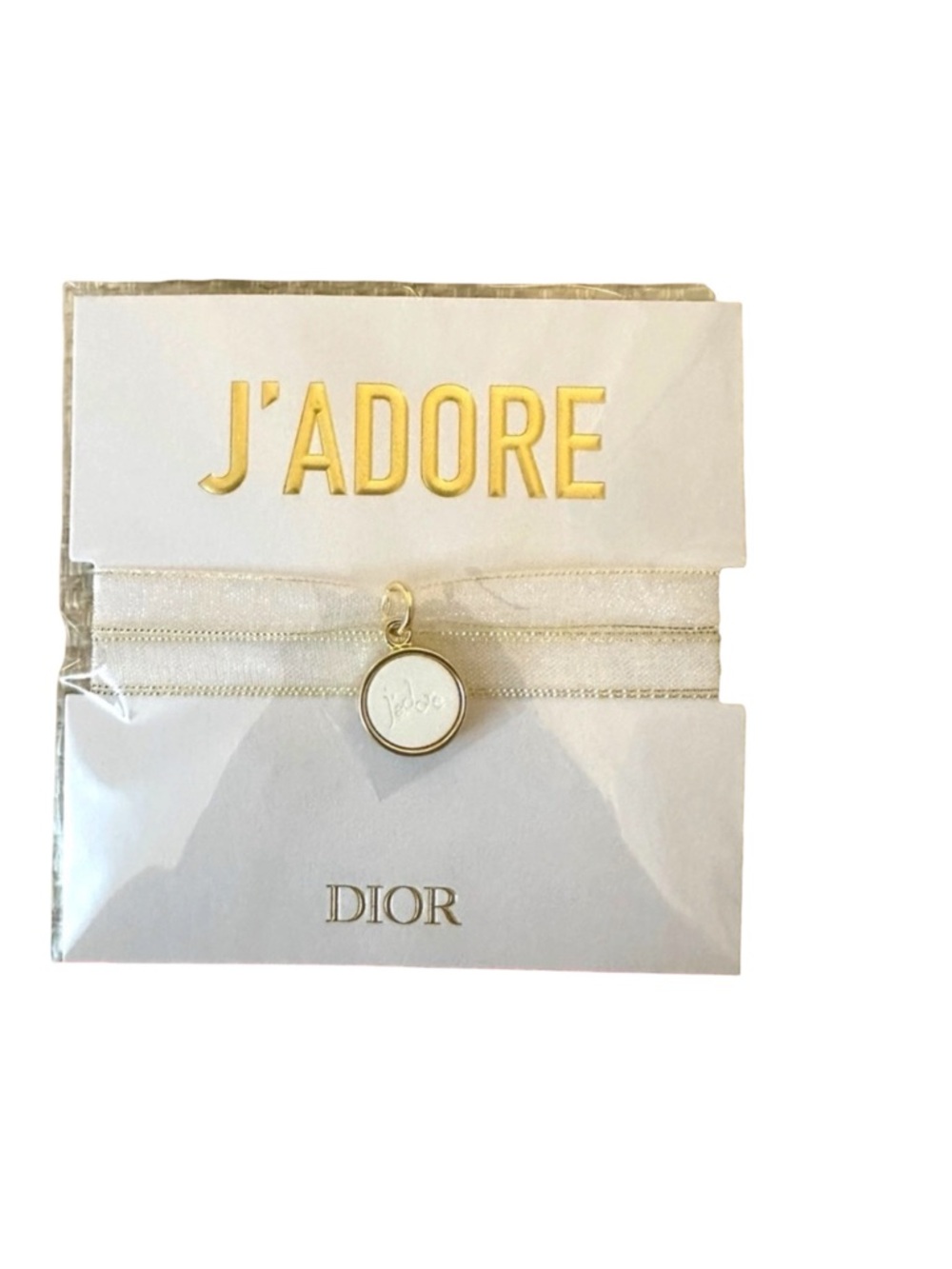 Dior Gold and White J'adore Ceramic Diffuser Bracelet New Gift Ready Luxury - Picture 9 of 10